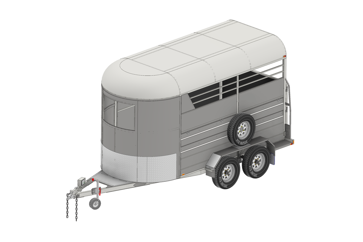 3 & 4 Horse Angle Float