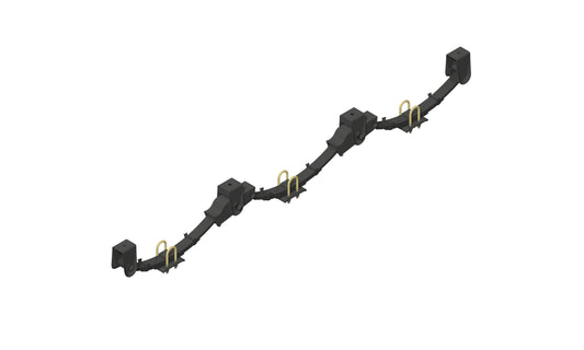 9.0t Capacity Tri-Axle 75x11x4lf Spring Suspension - CTA-007028