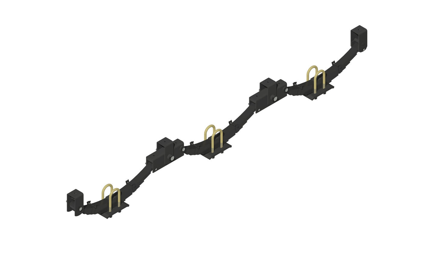 7.5t Capacity Tri-Axle 50x9x7lf Spring Suspension - CTA-007297