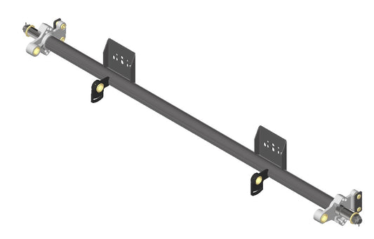 Rogers Welded Bedford Axle Beam & Brackets, 5.0t Capacity, 75rd, suit B32210 Bearings