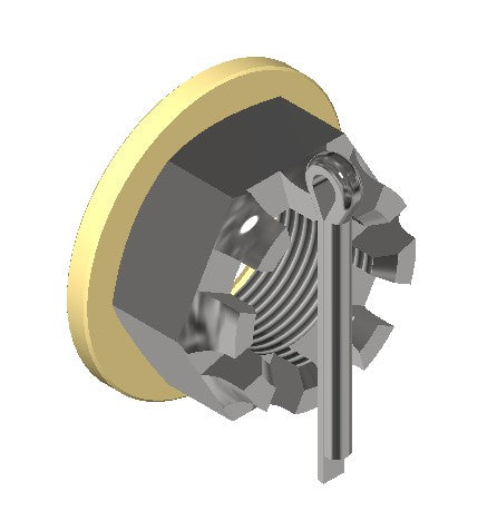 Standard 1 ¼” UNF Axle Nut Kit