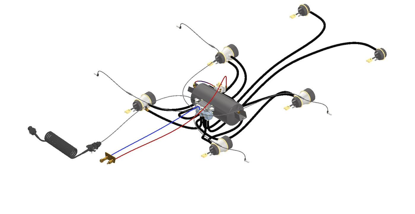 Tri-Axle Air Control Kits