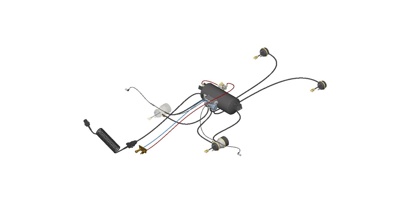 2 Axle Dog Air Control Kits