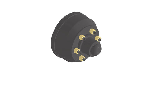 7001 Hub-Drum Complete 6 on 205mm PCD (7/8" Studs - Bedford)