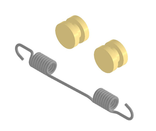 Jap Brake Shoe Kit - 2xRollers & 1xReturn Spring